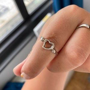 Elsa Perretti open heart Tiffany and Co. ring